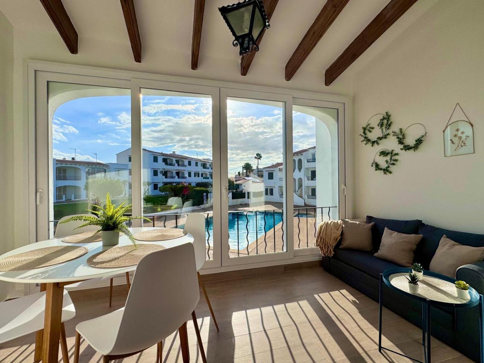 Precioso Apartamento Residencial Con Piscina Cala En Porter (Menorca) Exterior foto